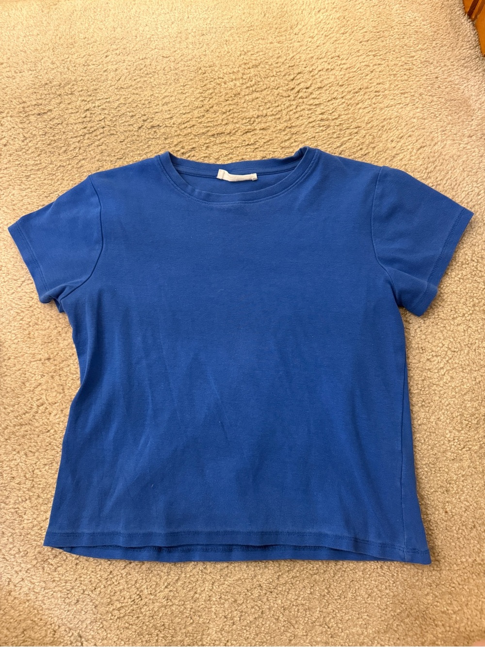 Cotton On Blue Short-Sleeve Crewneck T-Shirt